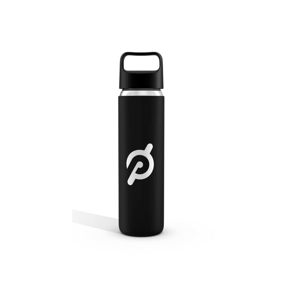 PELETON 16 Oz Glass Water Bottle Silicone Sleeve